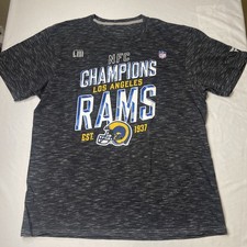 Los Angeles Rams NFC Champions NFL Super Bowl LIII Fanatics LG T-Shirt Bin A4