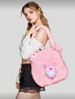 NEW WITH TAGS Care Bears Licensed Cheer Bear Pink Plush Tote Bag Handbag Library