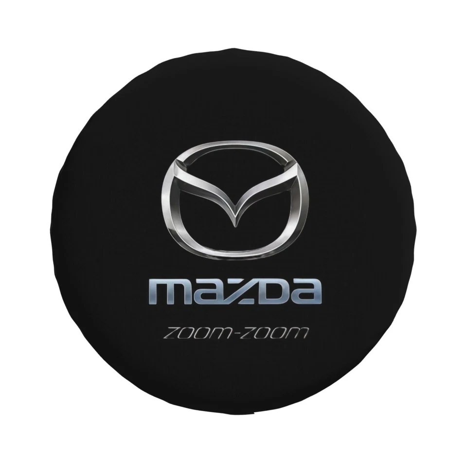 Mazda 17 inch Spare Tire Cover Heavy Duty Protection and Weatherproof - Image 2 of 4