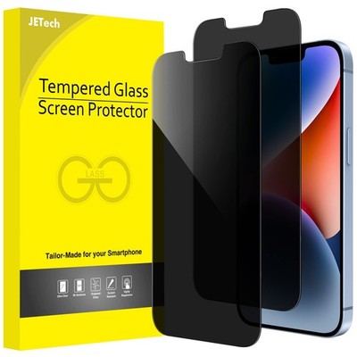 JETech Privacy Screen Protector for iPhone 17e 17e/16e/14, Black