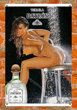 Tequila Patron Metal Sign – Carmen Elektra  Metal Poster Bar Wall Decor Read Des