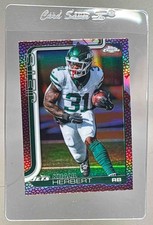 Khalil Herbert 2025 Topps Chrome #131 Football Leather Refractor