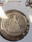 1841 Seated Liberty Silver Half Dime coin