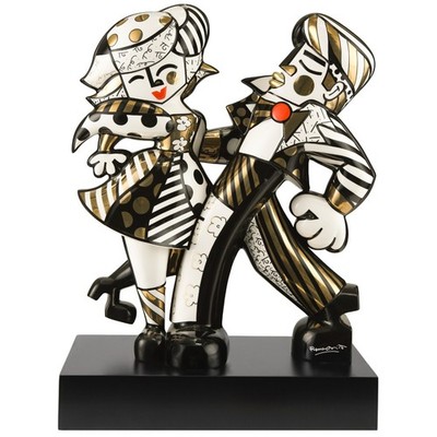 Romero Britto: original Skulptur ''GOLDEN SWING'', limitiert (#11/500), 2026, neu
