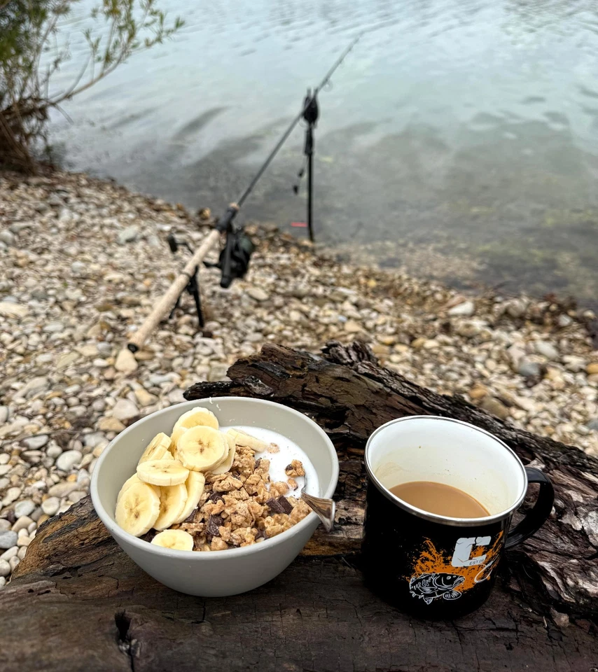 Carpspot Emaille Becher mit Edelstahl Kante 0,3L Trinkbecher Tasse f. Kaffee Tee - Bild 4 von 4