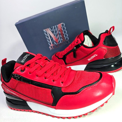 Mazino Spinel  US 10 Men's Red Black White Retro Lifestyle Classic Comfort New