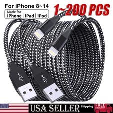 Fast Charger Cable Heavy Duty For Iphone 13 12 11 X Xr 8 Charging Cord Wholesale