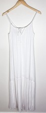 a new day White Lightweight Sleeveless Maxi Dress with Tie Detail Size Small