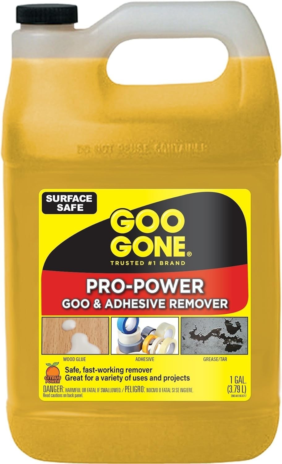 Adhesive Remover - Silicone Caulk, Glue, Grease - 128 oz