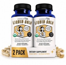 Legendairy Milk Liquid Gold Lactation Support 60 Capsules 2 PACK