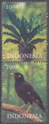 Indonesia - Indonesie Issue 2025-11-20 (Set) Flora & Fauna - Bird - Plant