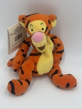Disney Store Exclusive Winnie The Pooh Tigger 9" Bean Bag Plush Toy Vintage
