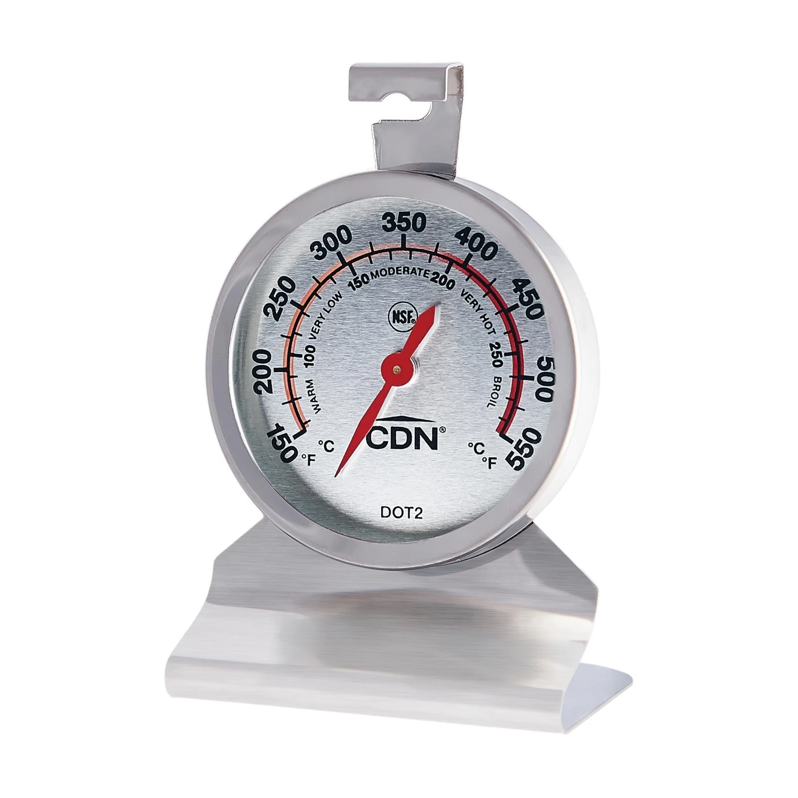 CDN Oven Thermometer ProAccurate®, Easy-to-Read 2" Dial, 1 EA, Silver
Opens in a new window or tab