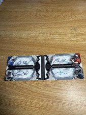 GENO SMITH MANUEL GLENNON BARKLEY 2013 TOPPS STRATA 1/1 BOOKLET ROOKIE AUTO