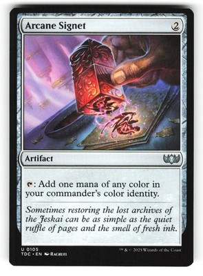 Arcane Signet #105 (NM) (U) (TDC) Magic MTG