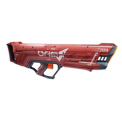 SPYRA SpyraDash Water Blaster, 700ml Long Range Toy Gun for Outdoor Games, Red