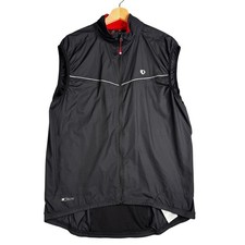 Pearl Izumi Elite Barrier Cycling Vest Mens XL Black Full Zip Reflective