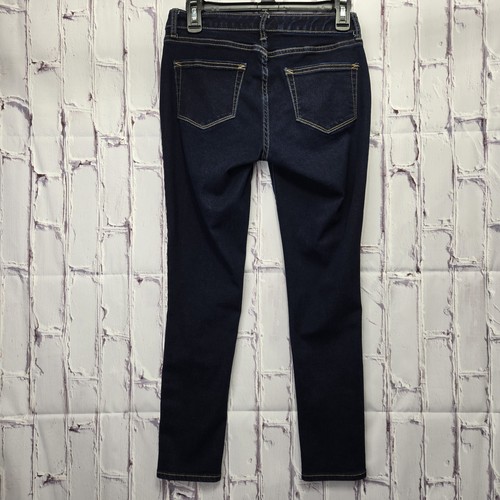 Jeans donna A.N.A Jegging taglia 2 cropped vita bassa lavaggio scuro elasticizzato misto cotone - Foto 4 di 13