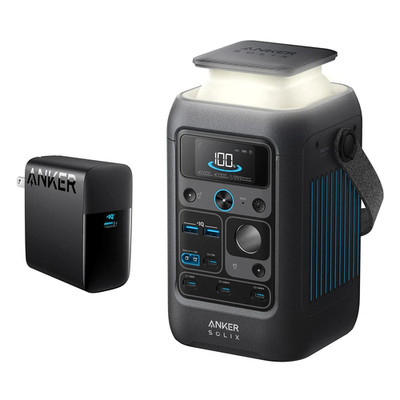 ANKER POWER STATION BANK PORTABLE BATTERY CHARGER CELL PHONE FOR CAMPING SOLIX ~
