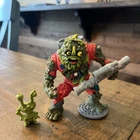 Vintage 1990 Teenage Mutant Ninja Turtles Muckman & Joe Eyeball Complete