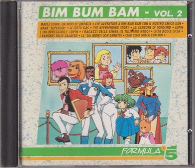 CRISTINA D'AVENA - SELTENE CD FORMULA 5 '' BIM BUM BAM VOL.2 '' PAOLO, MANUELA E UAN