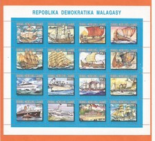 MADAGASCAR MADAGASKAR MALAGASY BATEAUX SCHIFF SHIP