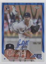 2023 Topps Chrome Update Blue RayWave Refractor 109/150 Garrett Hill Auto oh8