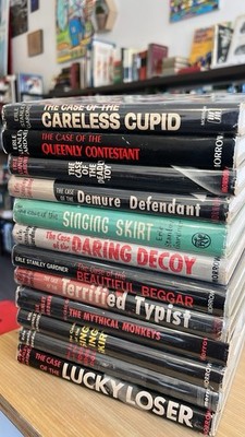 Lot of 12 Perry Mason Hardcover Books Earl Stanley Gardner 1960 s Morrow Crime