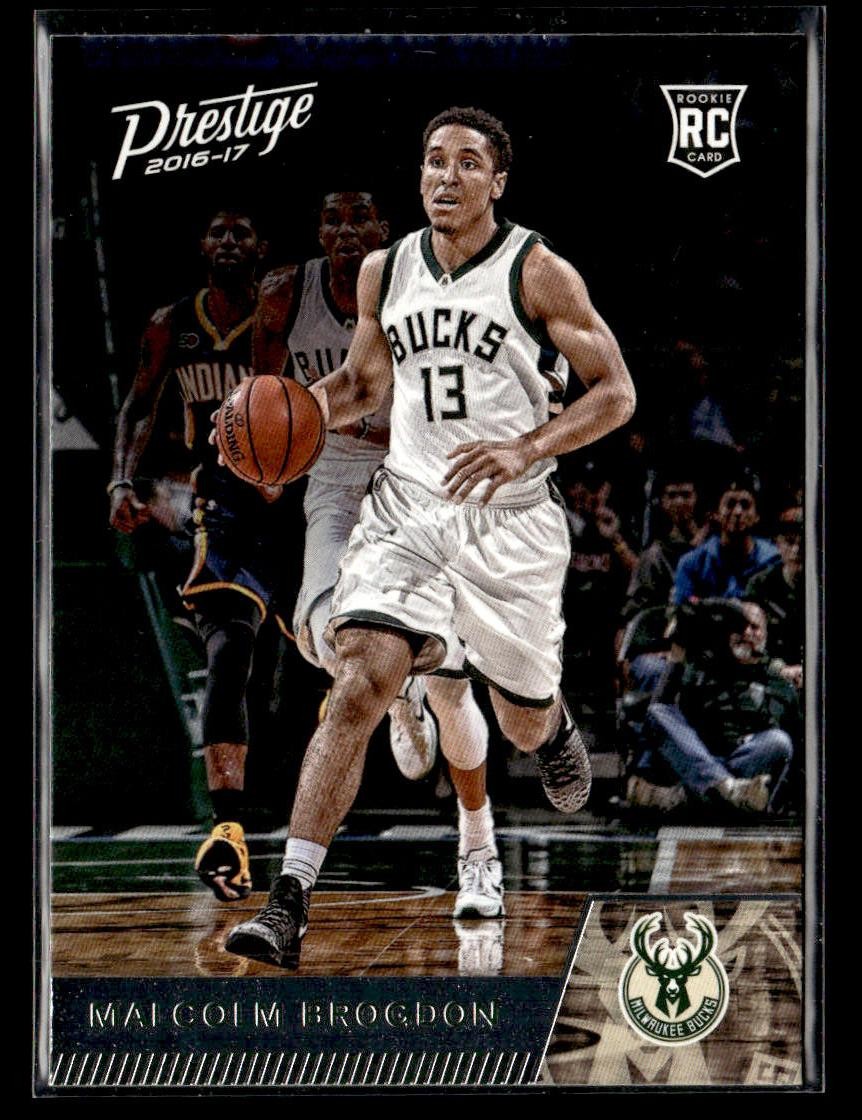 2016-17 Panini Prestige #182 Malcolm Brogdon Rookie Card Milwaukee Bucks