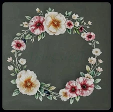  Beautiful Flower Wreath Wallpaper Digital download 