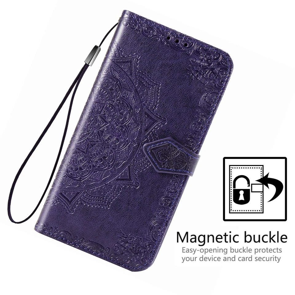 Strap Pattern Flip Leather Magnetic Case Cover For LG Stylo 6/K30 2019/K51s/W30 - Image 2 of 4
