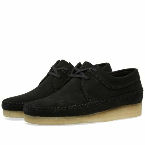 Clarks Originals Men * GTX Wallabee Weaver Black Suede Waterproof