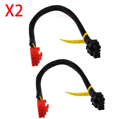 X2 PCIE GPU 8Pin to 8Pin Power Cable Fo DELL R730 to Nvidia K80/M40/M60/P40/P100