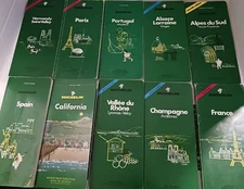 10 Vintage Michelin Tourist Guide PARIS SPAIN CALI RHONE FRANCE ALPS 1989s & 90s