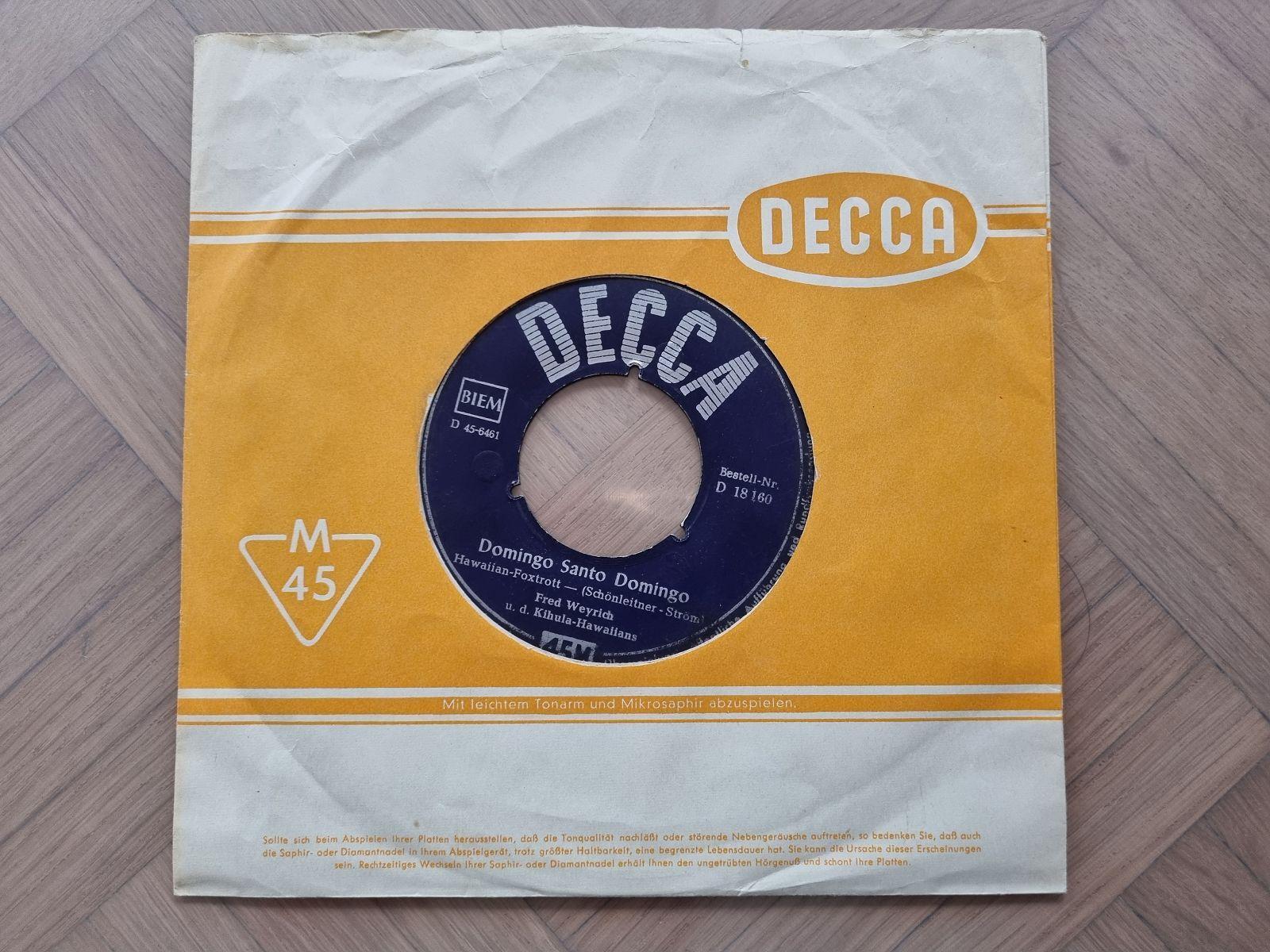 7"" Single Fred Weyrich - Domingo Santo Domingo Vinyl Germany
