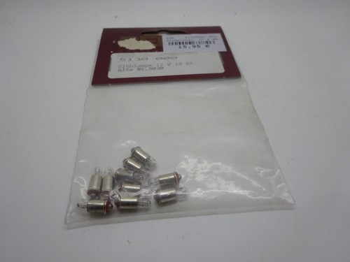 Bemo Escala H0m: Bombillas 12V, 10 Piezas Nº 5130 (OK1) | Zustand: Gebraucht