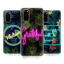HEAD CASE DESIGNS TROPICAL TYPOGRAPHY HARD BACK CASE FOR SAMSUNG PHONES 1