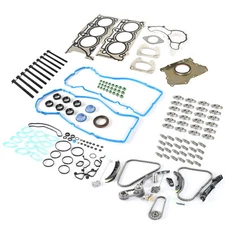 Rocker Arms Valve Lifters Engine Gasket Timing Chain Kit for 11-15 Chrysler 3.6L