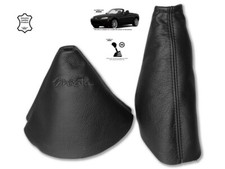 Schaltsack Handbremsmanchette Fur Mazda MX5 MK3 2 Panels Leder "Miata" Schwarz