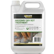 Masonry Brick Dry Rot Treatment Clear Dry Low Solvent Biocide Protects Stone 5L