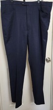Pre-Loved Sears Perma Prest Navy Blue Slacks Vintage Men  s