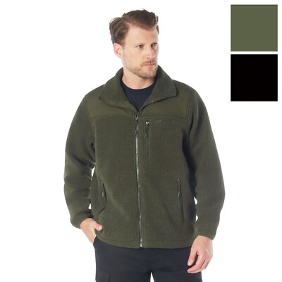 Trailsman Sherpa Fleece Jacket Outdoor Hiking Full Zip Sweatshirt