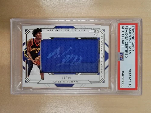 James Wiseman National Treasures RPA 24/99 PSA/DNA Certified Gem Mt 10