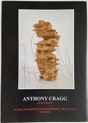 Anthony Cragg Signed Art Flyer Original Signature signature autograph signed