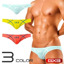 GX3 SHEER COLOR BIKINI RACING SWIMWEAR JAPAN SPORTS SEXY SWIM BRIEF 1 PACK K1736