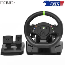 Game Racing Wheels with Pedals Shifter Bundle for XBOX 360 PC PS3 Switch Android