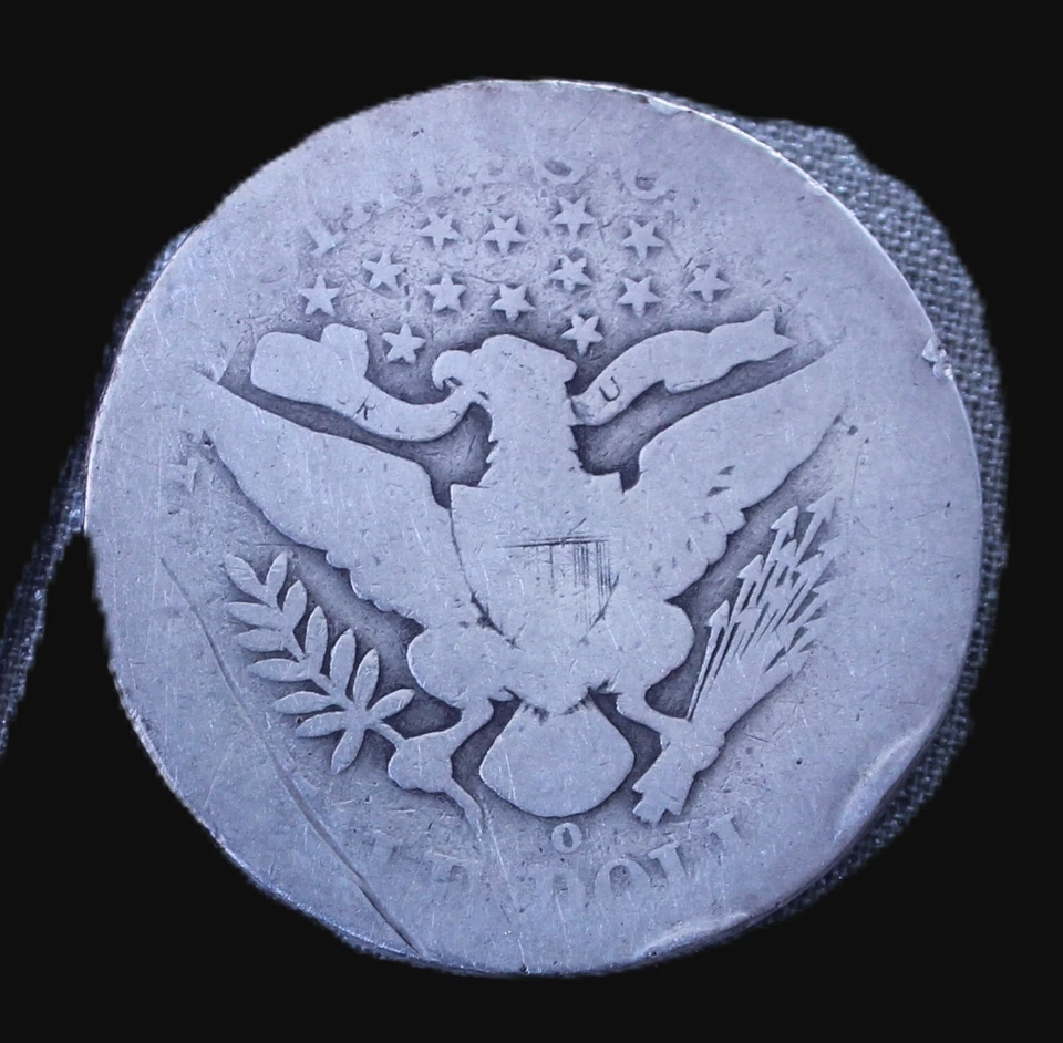 1896-O Barber Half Dollar-Key Date-LAH- 148 - Image 3 of 4