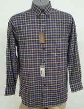 Daniel Cremieux Signature 3 Espresso Plaid Button L/S Men's Shirt M NWT 89.50