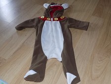 Size 3-6 Months Small Wonders Holiday Reindeer Christmas Halloween Costume EUC