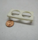 Vintage Fisher Price Little People White Picnic Bench Seat Replacement Piece